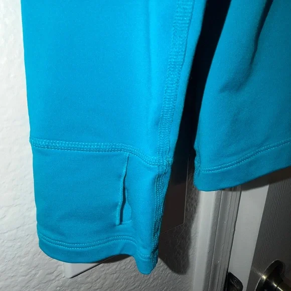 Lucy Active Turquoise Long Sleeve Hoodie - Picture 5 of 9